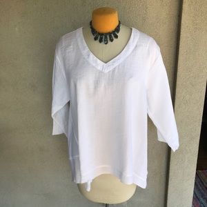 Habitat White Tunic Top